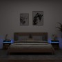 Nachttische mit LED-Leuchten 2 Stück Räuchereiche 40x39x48,5cm von , Nachttische - Ref: Foro24-836793, Preis: 86,25 €, Rabatt: %