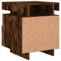 Nachttische mit LED-Leuchten 2 Stück Räuchereiche 40x39x48,5cm von , Nachttische - Ref: Foro24-836793, Preis: 86,25 €, Rabatt: %