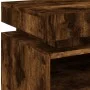 Bedside tables with LED lights 2 units smoked oak 40x39x48.5cm by , Nightstands - Ref: Foro24-836793, Price: 88,57 €, Discoun...
