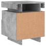 Mesitas de noche con luces LED 2 uds gris hormigón 40x39x48,5cm by , Nightstands - Ref: Foro24-836791, Price: 97,48 €, Discou...