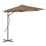 Gartenschirm mit Stahlmast 300 cm taupe von vidaXL, Sonnenschirme - Ref: Foro24-44888, Preis: 130,15 €, Rabatt: %