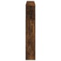 Cabecero LED madera ingeniería roble ahumado 140x18,5x103,5 cm de , Cabeceros y pies de cama - Ref: Foro24-837348, Precio: 81...
