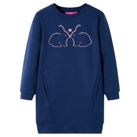 Marineblaues Kinder-Sweatshirtkleid 92 von , Kinderkleider - Ref: Foro24-13779, Preis: 13,38 €, Rabatt: %