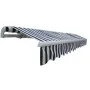 Motorisierte Faltmarkise 400 cm blau und weiß von vidaXL, Markisen - Ref: Foro24-275553, Preis: 694,19 €, Rabatt: %