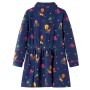 Kinderkleid mit langen Ärmeln Kordel marineblau 92 von , Kinderkleider - Ref: Foro24-13959, Preis: 15,13 €, Rabatt: %