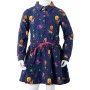 Kinderkleid mit langen Ärmeln Kordel marineblau 92 von , Kinderkleider - Ref: Foro24-13959, Preis: 14,97 €, Rabatt: %