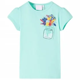 Helles mintgrünes Kinder-T-Shirt 140 von , Kinder-T-Shirts - Ref: Foro24-11033, Preis: 8,32 €, Rabatt: %