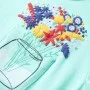 Camiseta infantil verde menta claro 140 de , Camisetas para niños - Ref: Foro24-11033, Precio: 8,32 €, Descuento: %