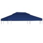 Pavillon-Markise 2 Ebenen 310 g/m² 4x3 m blau von vidaXL, Abdeckungen für Zelte und Pavillons - Ref: Foro24-44759, Preis: 78,...