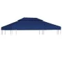 Pavillon-Markise 2 Ebenen 310 g/m² 4x3 m blau von vidaXL, Abdeckungen für Zelte und Pavillons - Ref: Foro24-44759, Preis: 77,...