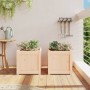 Jardineras de exterior 2 unidades madera maciza de pino de , Maceteros y jardineras - Ref: Foro24-837405, Precio: 78,64 €, De...