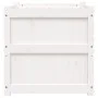 Pflanzkübel aus massivem Kiefernholz weiß 60x60x60 cm von , Töpfe und Pflanzgefäße - Ref: Foro24-837426, Preis: 78,48 €, Raba...