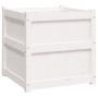 Jardinera madera maciza de pino blanco 60x60x60 cm de , Maceteros y jardineras - Ref: Foro24-837426, Precio: 79,27 €, Descuen...