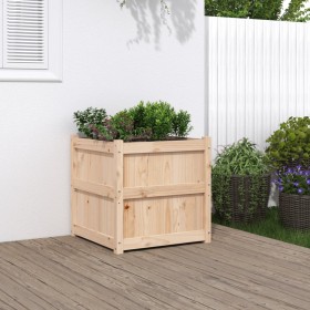 Solid pine wood planter 60x60x60 cm by , Pots and planters - Ref: Foro24-837424, Price: 81,05 €, Discount: %