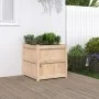 Jardinera de madera maciza de pino 60x60x60 cm de , Maceteros y jardineras - Ref: Foro24-837424, Precio: 66,49 €, Descuento: %