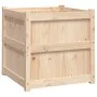Jardinera de madera maciza de pino 60x60x60 cm de , Maceteros y jardineras - Ref: Foro24-837424, Precio: 66,49 €, Descuento: %