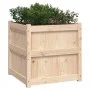 Jardinera de madera maciza de pino 60x60x60 cm de , Maceteros y jardineras - Ref: Foro24-837424, Precio: 66,49 €, Descuento: %