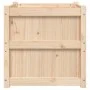 Jardinera de madera maciza de pino 60x60x60 cm de , Maceteros y jardineras - Ref: Foro24-837424, Precio: 66,49 €, Descuento: %