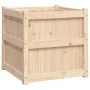 Jardinera de madera maciza de pino 60x60x60 cm de , Maceteros y jardineras - Ref: Foro24-837424, Precio: 66,49 €, Descuento: %