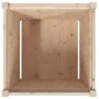 Jardinera de madera maciza de pino 60x60x60 cm de , Maceteros y jardineras - Ref: Foro24-837424, Precio: 66,49 €, Descuento: %