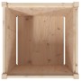 Pflanzkübel aus massivem Kiefernholz 60x60x60 cm von , Töpfe und Pflanzgefäße - Ref: Foro24-837424, Preis: 81,05 €, Rabatt: %