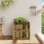 Solid pine wood planter box, impregnated, 60x60x60 cm by , Pots and planters - Ref: Foro24-837432, Price: 89,43 €, Discount: %