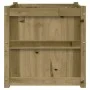 Solid pine wood planter box, impregnated, 60x60x60 cm by , Pots and planters - Ref: Foro24-837432, Price: 89,43 €, Discount: %