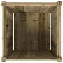 Solid pine wood planter box, impregnated, 60x60x60 cm by , Pots and planters - Ref: Foro24-837432, Price: 90,62 €, Discount: %
