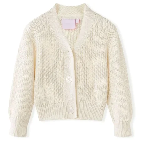 Snow white children's knitted cardigan size 140 by , Children's outerwear - Ref: Foro24-14589, Price: 13,42 €, Discount: %