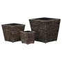 Bettwäscheset 3-teilig, braune Wasserhyazinthe von vidaXL, Töpfe und Pflanzgefäße - Ref: Foro24-45572, Preis: 54,93 €, Rabatt: %
