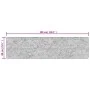 Mehrfarbiger rutschfester waschbarer Teppich 80x300 cm von , Teppiche - Ref: Foro24-136592, Preis: 47,00 €, Rabatt: %
