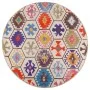 Washable non-slip multicolor Ø 120 cm rug by , Rugs - Ref: Foro24-136584, Price: 31,80 €, Discount: %