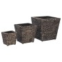 Bedding set 3 pieces brown water hyacinth by vidaXL, Pots and planters - Ref: Foro24-45572, Price: 63,83 €, Discount: %