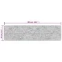 Mehrfarbiger rutschfester waschbarer Teppich 80x300 cm von , Teppiche - Ref: Foro24-136586, Preis: 57,60 €, Rabatt: %