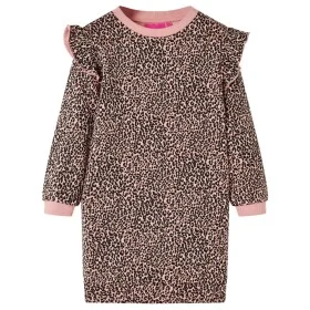 Mittelrosa Sweatshirtkleid für Kinder 104 von , Kinderkleider - Ref: Foro24-14430, Preis: 14,23 €, Rabatt: %