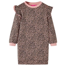 Vestido sudadera infantil rosa medio 104 de , Vestidos de niños - Ref: Foro24-14430, Precio: 14,37 €, Descuento: %
