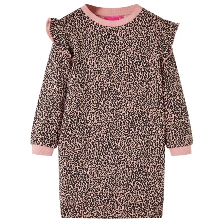 Vestido sudadera infantil rosa medio 104 de , Vestidos de niños - Ref: Foro24-14430, Precio: 14,37 €, Descuento: %