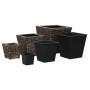 Bedding set 3 pieces brown water hyacinth by vidaXL, Pots and planters - Ref: Foro24-45572, Price: 63,83 €, Discount: %
