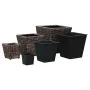 Conjunto de arriates 3 piezas jacinto de agua marrón de vidaXL, Maceteros y jardineras - Ref: Foro24-45572, Precio: 54,92 €, ...