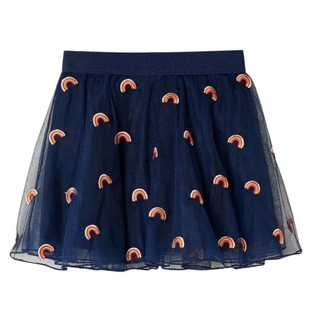 Falda infantil con tul azul marino 116 de , Pantalones de niños - Ref: Foro24-14301, Precio: 12,54 €, Descuento: %