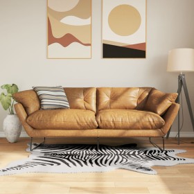 Waschbarer, rutschfester Zebrateppich schwarz und weiß 120x170 cm von , Teppiche - Ref: Foro24-136623, Preis: 58,89 €, Rabatt: %