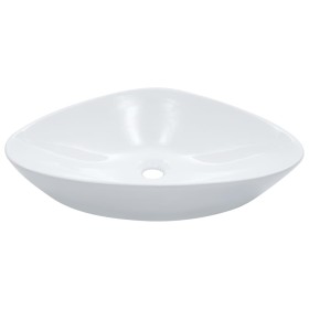 Lavabo 58,5x39x14 cm cerámica blanco de vidaXL, Lavabos - Ref: Foro24-143901, Precio: 77,17 €, Descuento: %