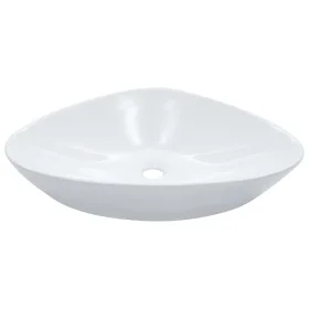 Waschbecken 58,5x39x14 cm aus weißer Keramik von vidaXL, Sinkt - Ref: Foro24-143901, Preis: 69,62 €, Rabatt: %