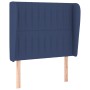 Cama box spring con colchón tela azul 100x200 cm de , Camas y somieres - Ref: Foro24-3128107, Precio: 383,68 €, Descuento: %