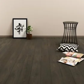 Self-adhesive PVC floor tiles in dark brown, 4.46 m², 3 mm. by vidaXL, Floors and carpets - Ref: Foro24-143875, Price: 90,45 ...
