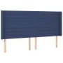 Box spring bed mattress and LED lights blue fabric 200x200 cm by , Beds and slatted bases - Ref: Foro24-3138987, Price: 668,6...