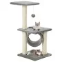 Kratzbaum für Katzen mit Sisal-Kratzpfosten 65 cm grau von vidaXL, Katzenmöbel - Ref: Foro24-170546, Preis: 39,26 €, Rabatt: %