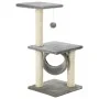 Kratzbaum für Katzen mit Sisal-Kratzpfosten 65 cm grau von vidaXL, Katzenmöbel - Ref: Foro24-170546, Preis: 39,26 €, Rabatt: %
