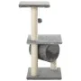 Kratzbaum für Katzen mit Sisal-Kratzpfosten 65 cm grau von vidaXL, Katzenmöbel - Ref: Foro24-170546, Preis: 39,26 €, Rabatt: %