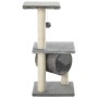 Kratzbaum für Katzen mit Sisal-Kratzpfosten 65 cm grau von vidaXL, Katzenmöbel - Ref: Foro24-170546, Preis: 40,05 €, Rabatt: %
